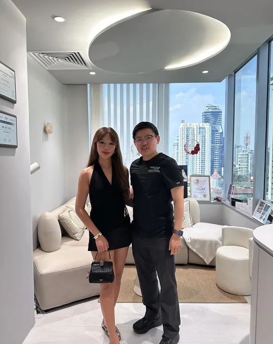 J Cindorella with Dr Sin Yong Singapore
